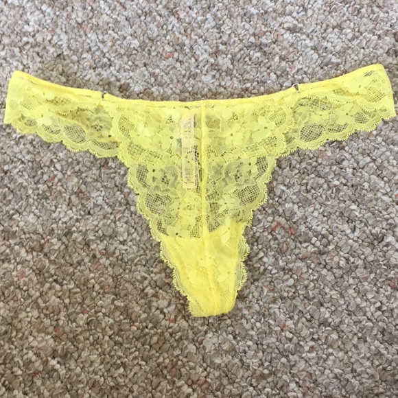 Yellow underwear victoria secret Clearance